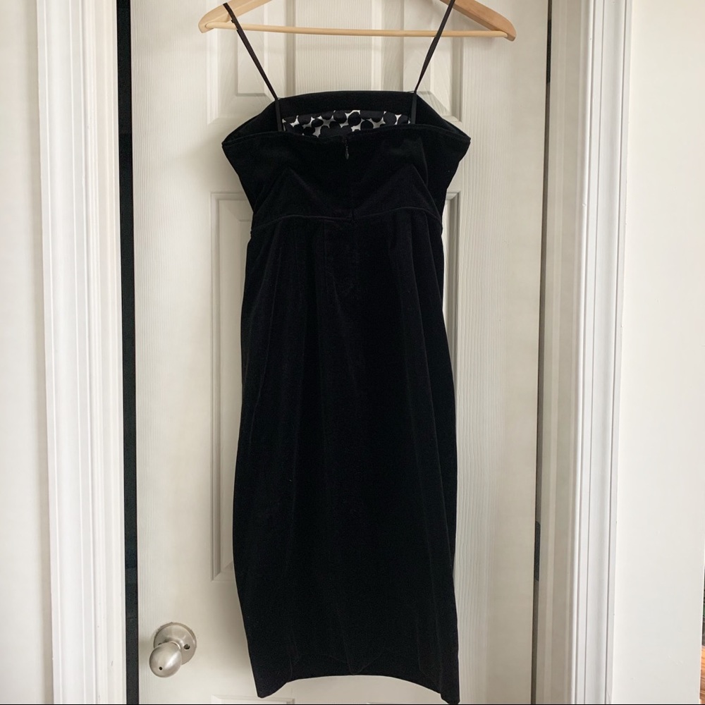 J Crew Velvet Strapless Dress - Picture 2 of 7